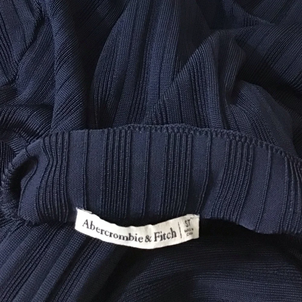 Abercrombie & Fitch Navy Tube Maxi Dress